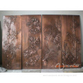 alibaba wholsale indoor home decorative relief bronze metal wall art statue